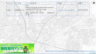 20170721オープンデータ情報交換会
