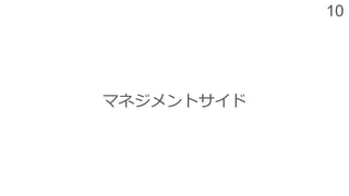 10
マネジメントサイド
 
