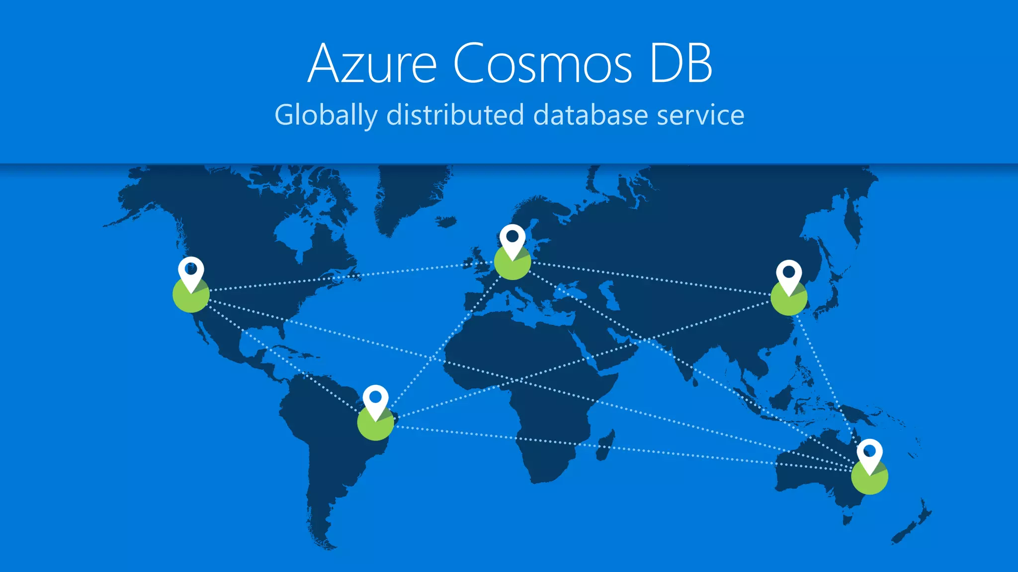 Globally distributed database service
 