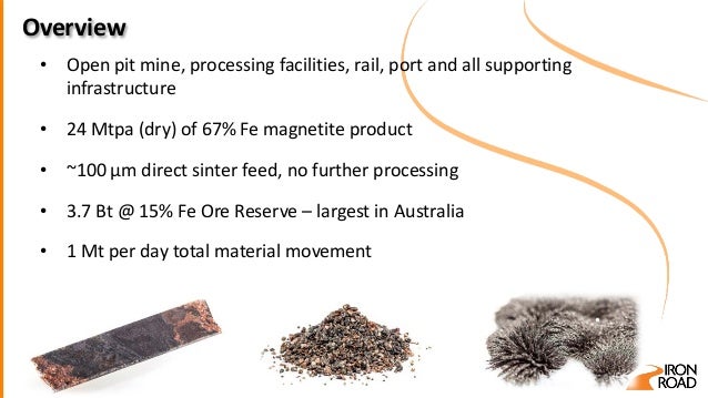 Iron Road Presentation To Iron Ore 2017 Conference