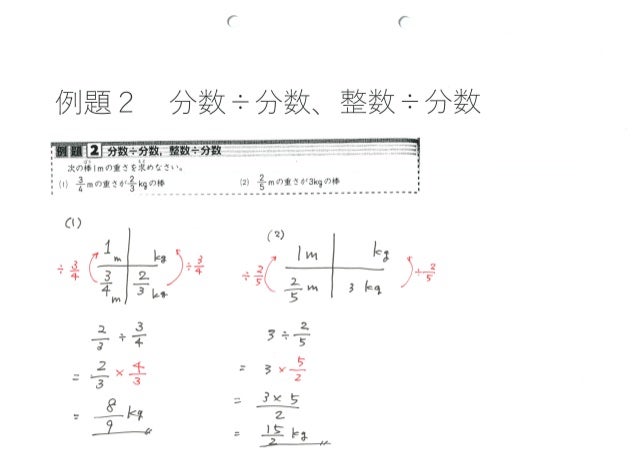 小4下 第12回分数と分数のかけ算 わり算