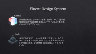 MR体験を実現するMRDesignLabsライブラリとFluent Design System. | PPTX