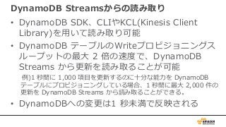 AWS Black Belt Online Seminar 2017 Amazon DynamoDB 