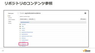 リポジトリのコンテンツ参照
24
 