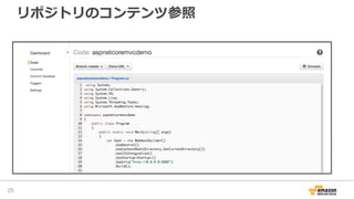 リポジトリのコンテンツ参照
25
 