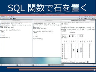 14
SQL 関数で石を置く
 