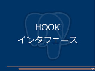 36
HOOK
インタフェース
 
