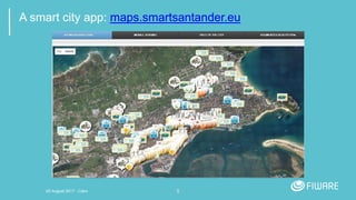 5
A smart city app: maps.smartsantander.eu
20 August 2017 - Cairo
 