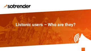 Listonic users – Who are they?
6
 