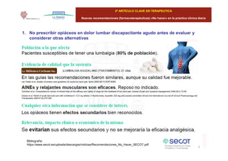 2º ARTÍCULO CLAVE EN TERAPEUTICA
Nuevas recomendaciones (farmacoterapéuticas) «No hacer» en la práctica clínica diaria
3
1...