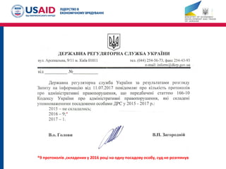 *9 протоколів ,складених у 2016 році на одну посадову особу, суд не розглянув
 