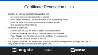Certificate Management on pfSense 2.4 - pfSense Hangout September 2017 ...