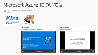 Microsoft Azure
パブリッククラウド
Microsoft Azure Stack
プライベートクラウド
 