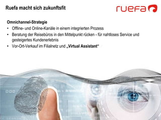 Ruefa macht sich zukunftsfit
Bild
neu
Omnichannel-Strategie
• Offline- und Online-Kanäle in einem integrierten Prozess
• B...