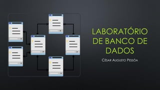 LABORATÓRIO
DE BANCO DE
DADOS
CÉSAR AUGUSTO PESSÔA
 