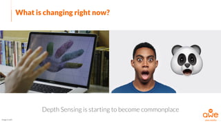 What is changing right now?
Depth Sensing is starting to become commonplace
Image Credit
 