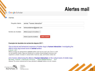 22
Alertes mail
 