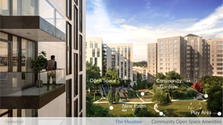 Block 6 Community Improvements
Community
Gardens
New Paths
Open Space
Play Area
The Meadow Community Open Space Amenities
 