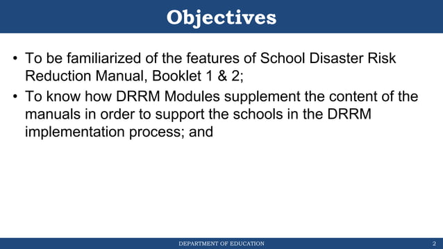 20170927_DRRMS_SDRRM Manual in Relation to DRRM Modules.pptx