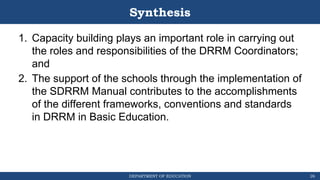 20170927_DRRMS_SDRRM Manual in Relation to DRRM Modules.pptx