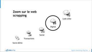 © 43
Socio-démo
Transactions
Social
Digital
Look-alike
Zoom sur le web
scrapping
 