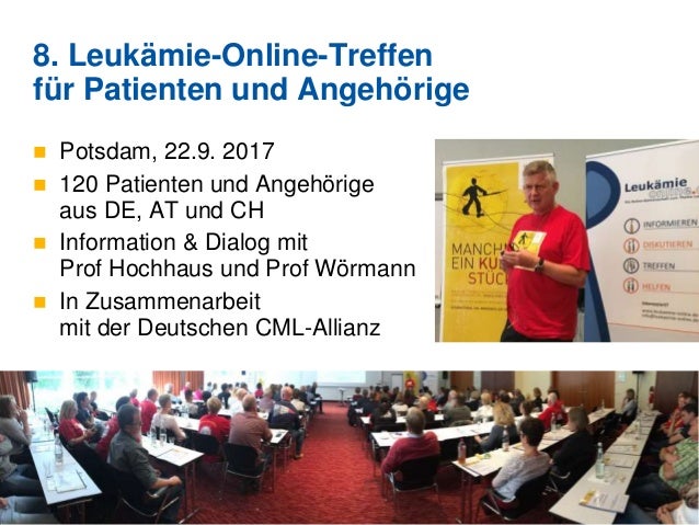 Leukämie online treffen