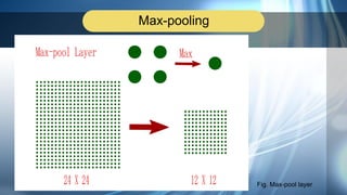 Max-pooling
Fig. Max-pool layer
 