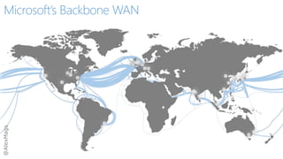 @AlexMags
Microsoft’s Backbone WAN
 