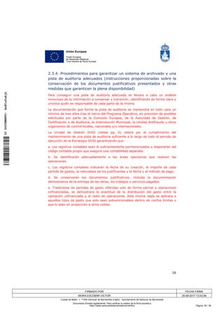 Manual de Procedimiento EDUSI de Sanlúcar de Barrameda
