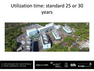 Utilization time: standard 25 or 30
years
 