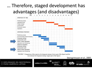 … Therefore, staged development has
advantages (and disadvantages)
Steingrimsson et al., 2005
 