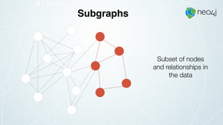 KDD 2015 3
Subgraphs
Subset of nodes
and relationships in
the data
 