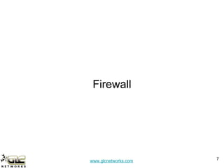 www.glcnetworks.com
Firewall
7
 