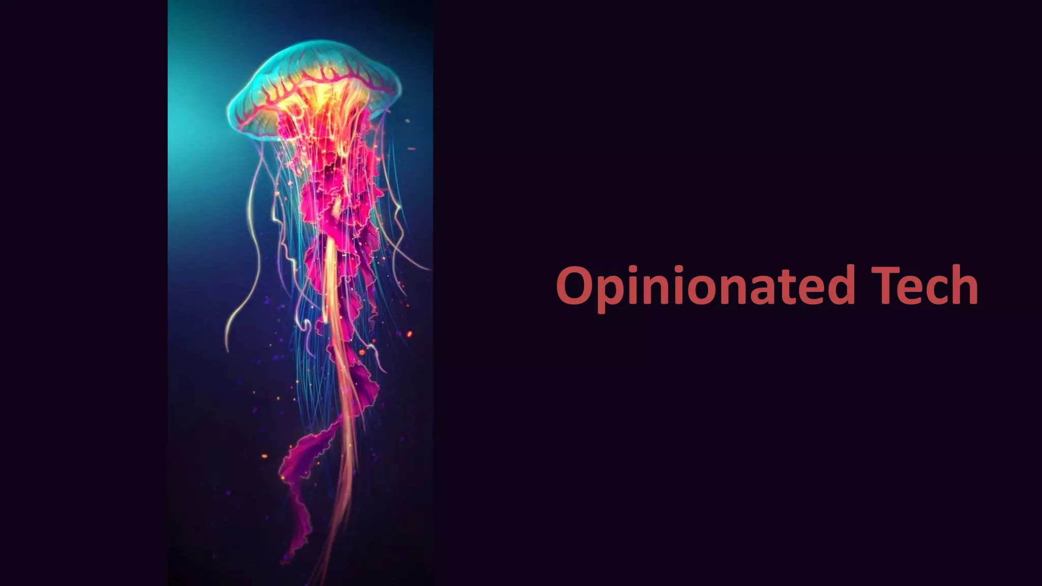Opinionated Tech
 