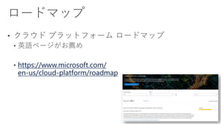 https://www.microsoft.com/
en-us/cloud-platform/roadmap
 
