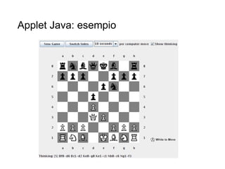 Applet Java: esempio
8
 