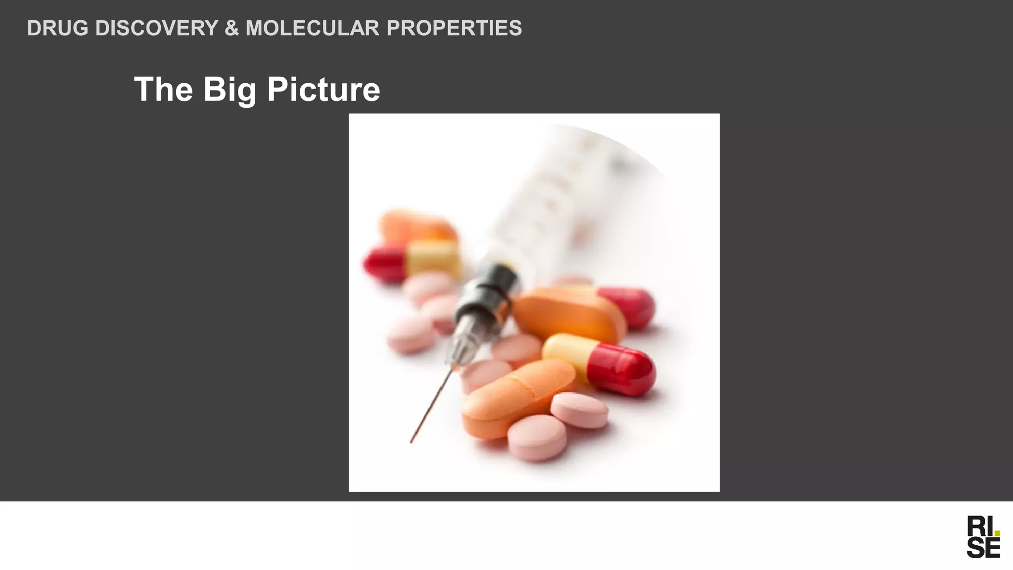 The Big Picture
DRUG DISCOVERY & MOLECULAR PROPERTIES
 