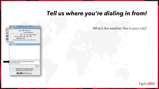 What’s the weather like in your city?
Tell us where you’re dialing in from!
 