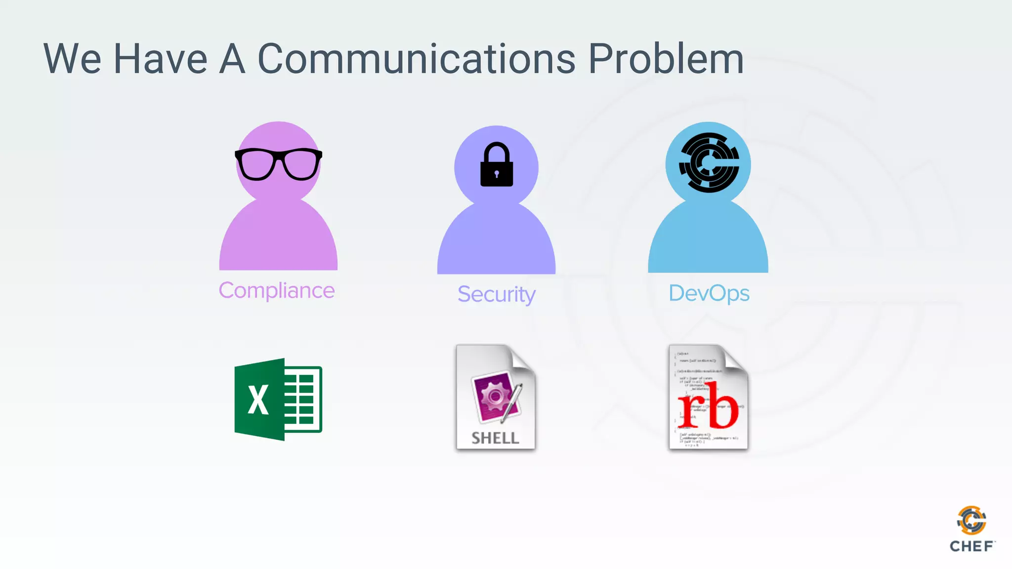 We Have A Communications Problem
 