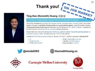 21
[ Live Feedback & Questions: http://tinyurl.com/20171026Ignition ]
Thank you!
@windx0303 KennethHuang.cc
 