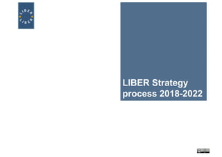 LIBER Strategy
process 2018-2022
 