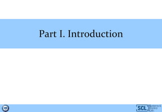 Part I. Introduction
 