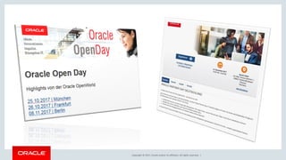 Copyright © 2017, Oracle and/or its affiliates. All rights reserved. |
 