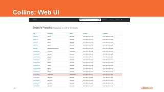 New bare-metal provisioning setup built around Collins | PDF
