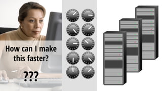 How can I make
this faster?
???
 