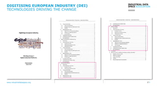 www.industrialdataspace.org // 5
DIGITISING EUROPEAN INDUSTRY (DEI)
TECHNOLOGIES DRIVING THE CHANGE
 