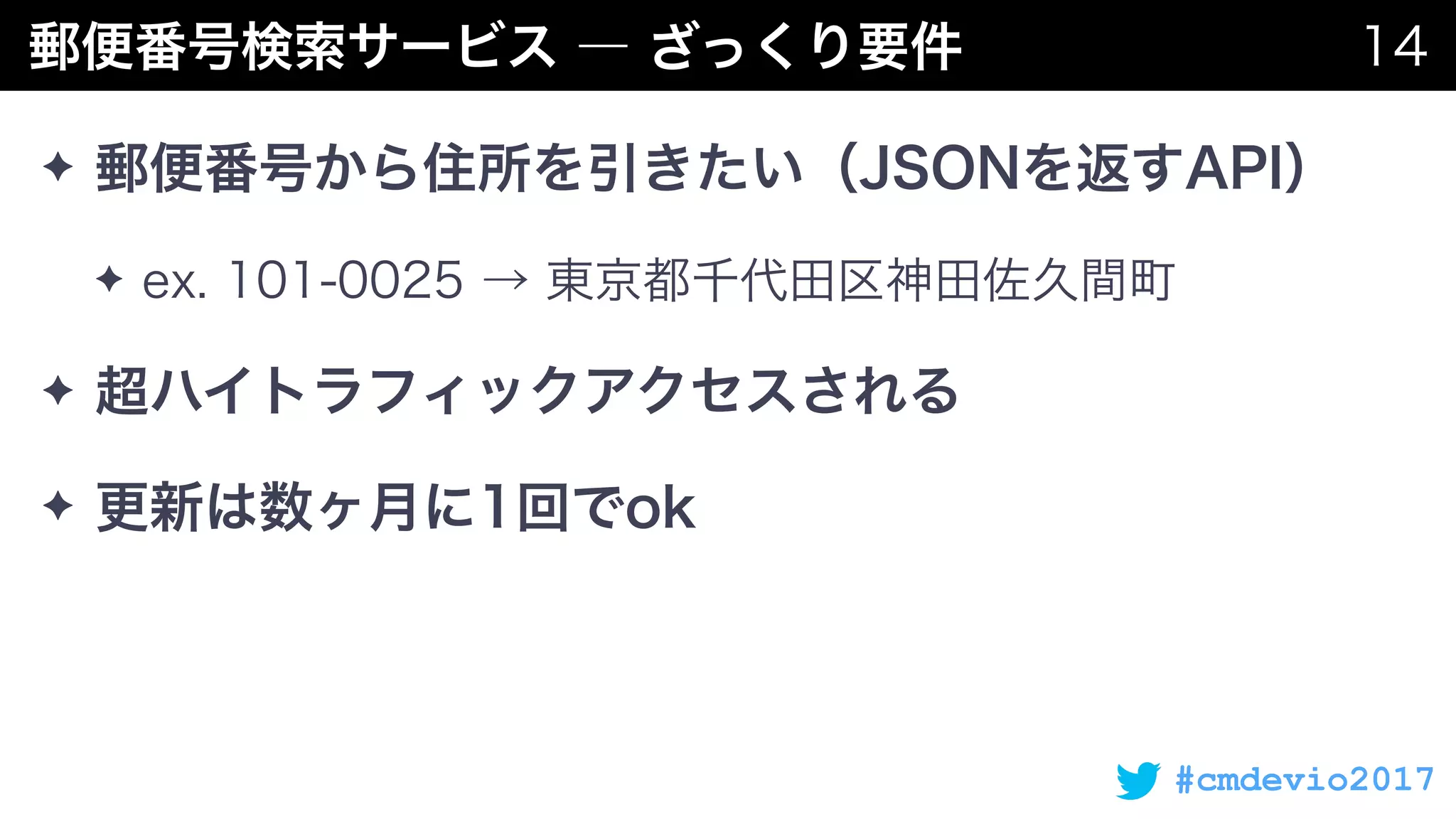 #cmdevio2017
✦
✦
✦
✦
 