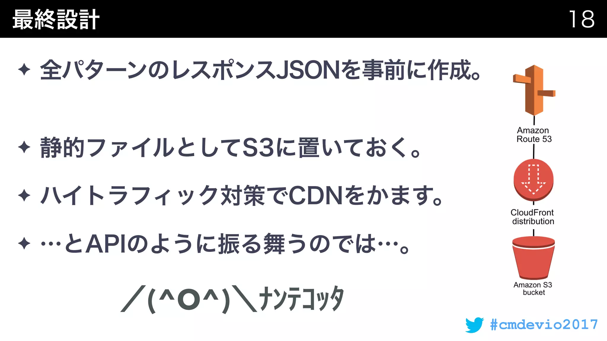 #cmdevio2017
✦
✦
✦
✦
(^O^)
 