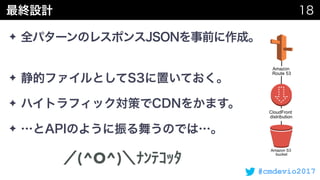 #cmdevio2017
✦
✦
✦
✦
(^O^)
 