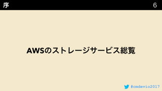 #cmdevio2017
AWS
 